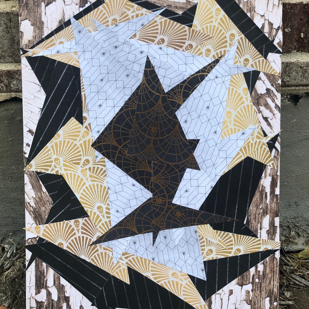 ✨Original Handmade Abstract Collage on Canvas✨